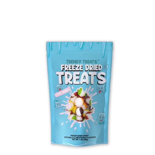 CandyFreeze Dried Mini CandyFreeze Dried Mini CandySpecialty Food SourceTreat yourself to a mini version of Trendy Treats Candy's delicious freeze dried candy! At just 1.4 oz (40 g), our Freeze Dried Mini Candy packs are the perfect size