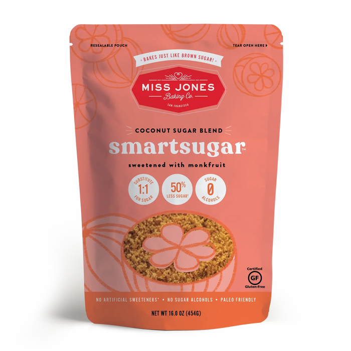 Miss Jones Baking Co. Smart Sugar Coconut Sugar Blend - 16 oz - Case of 6