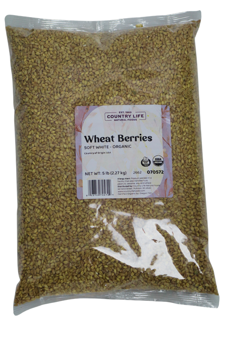 Wheat Berries, Soft White, Organic