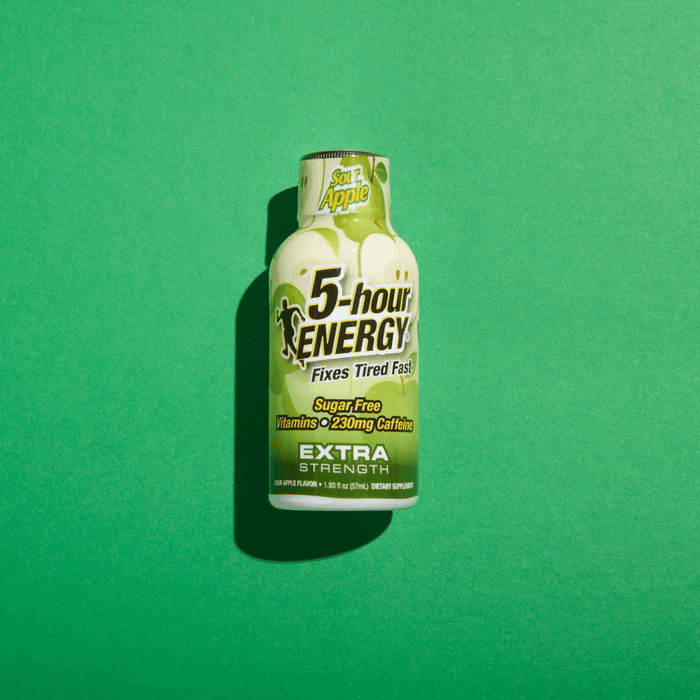 Sour Apple Flavor Extra Strength 5-hour ENERGY Shots