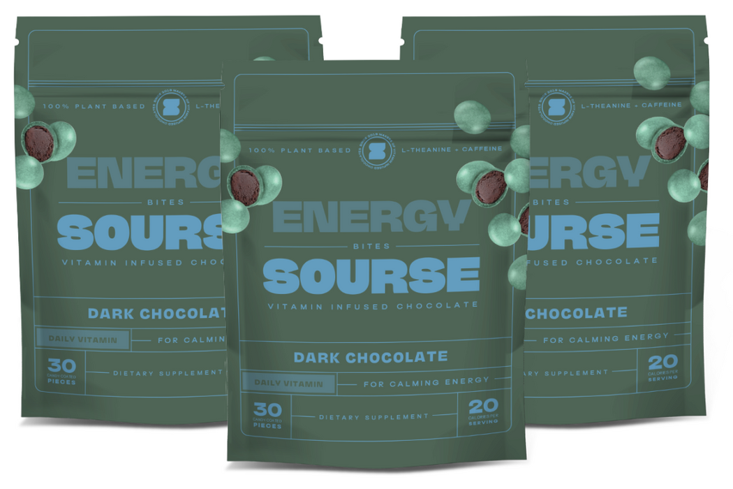 Vitamin-Infused Energy Bites with Rich Chocolate (Pack of 6, 2.2 Oz)