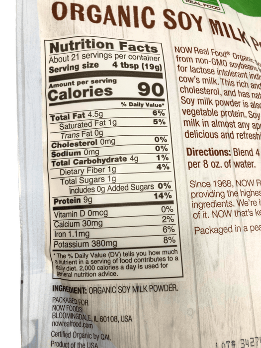 Soy Milk Powder, Organic