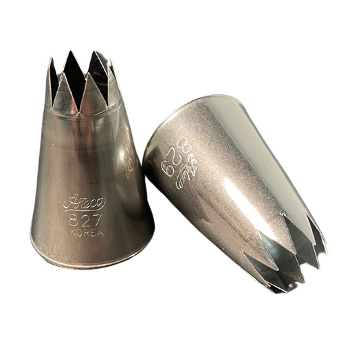 Steco 827 large star decorating tube/tip for piping rosettes and stars on cakes and pastries