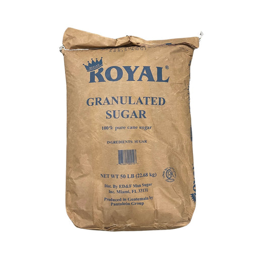 Bag of Royal Brand Granulated Sugar – 100% Pure Cane Sugar for baking and sweetening