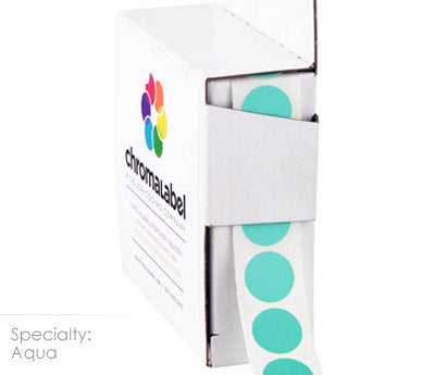 1/2" Permanent Round, Color-Code Dot Stickers: 1,000/Box