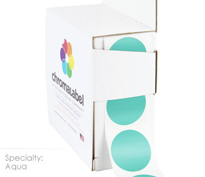1" Permanent Round, Color-Code Dots: 1,000/Box