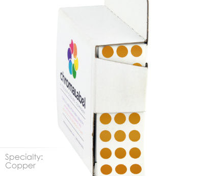 1/4" Permanent Round, Color-Code Dots: 1,000/Box