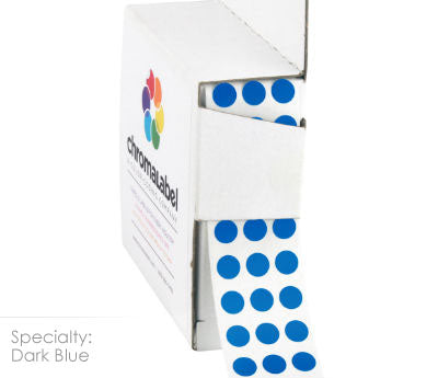 1/4" Permanent Round, Color-Code Dots: 1,000/Box
