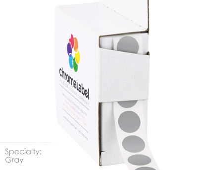 1/2" Permanent Round, Color-Code Dot Stickers: 1,000/Box
