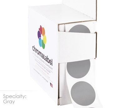 1" Permanent Round, Color-Code Dots: 1,000/Box