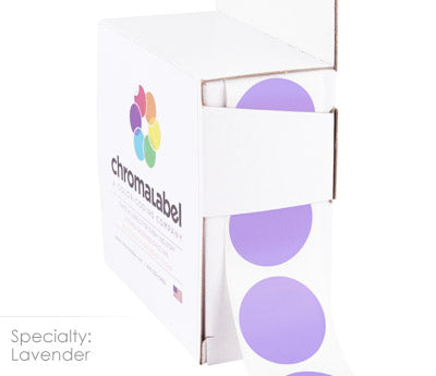 1" Permanent Round, Color-Code Dots: 1,000/Box