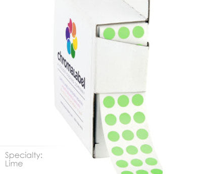 1/4" Permanent Round, Color-Code Dots: 1,000/Box