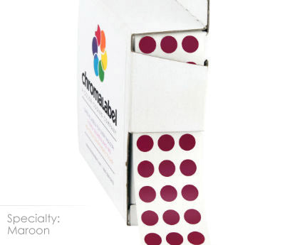 1/4" Permanent Round, Color-Code Dots: 1,000/Box
