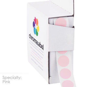 1/2" Permanent Round, Color-Code Dot Stickers: 1,000/Box