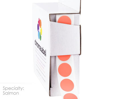 1/2" Permanent Round, Color-Code Dot Stickers: 1,000/Box