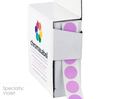 1/2" Permanent Round, Color-Code Dot Stickers: 1,000/Box