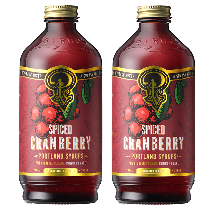 Spiced Cranberry Syrup two-pack
