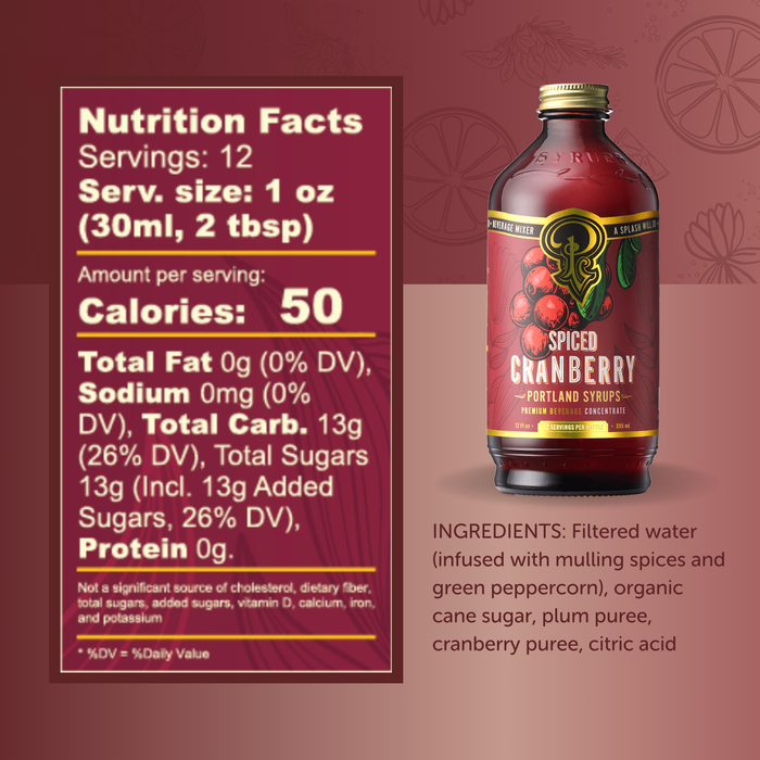 Spiced Cranberry Syrup