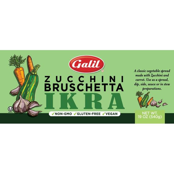 Zucchini Ikra | Zucchini Bruschetta | 19 oz | Galil