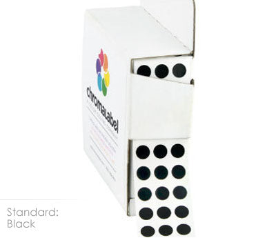 1/4" Permanent Round, Color-Code Dots: 1,000/Box