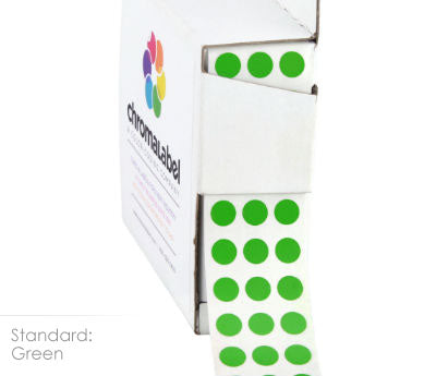 1/4" Permanent Round, Color-Code Dots: 1,000/Box
