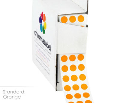 1/4" Permanent Round, Color-Code Dots: 1,000/Box