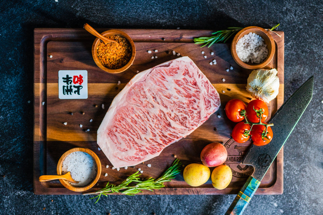 Shimofuri "Frost" Beef Certified Japanese A5 Wagyu NY Strip