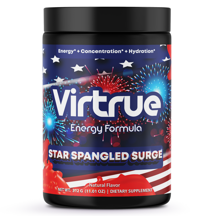 Star Spangled Surge Pre-Workout Energy Powder + Focus Boost & Hydration | Sugar Free