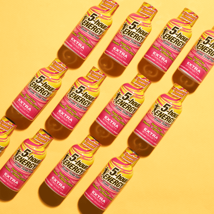 24 Pack 5-hour ENERGY Extra Strength Shots, Strawberry Banana Flavor Flavor, 1.93 Fl Oz