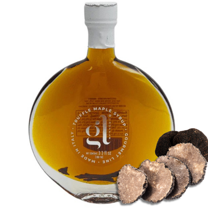 GL Truffle Gourmet, Gourmet Truffle Maple Syrup, Pancakes, Flavor Cocktails, Wafles, Product of Italy 100ml (3.4 oz)