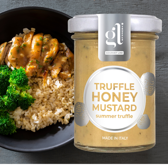 GL Truffle Gourmet, Truffle Honey Mustard r A Fusion of Sweetness and Zest 100g (3.52oz)