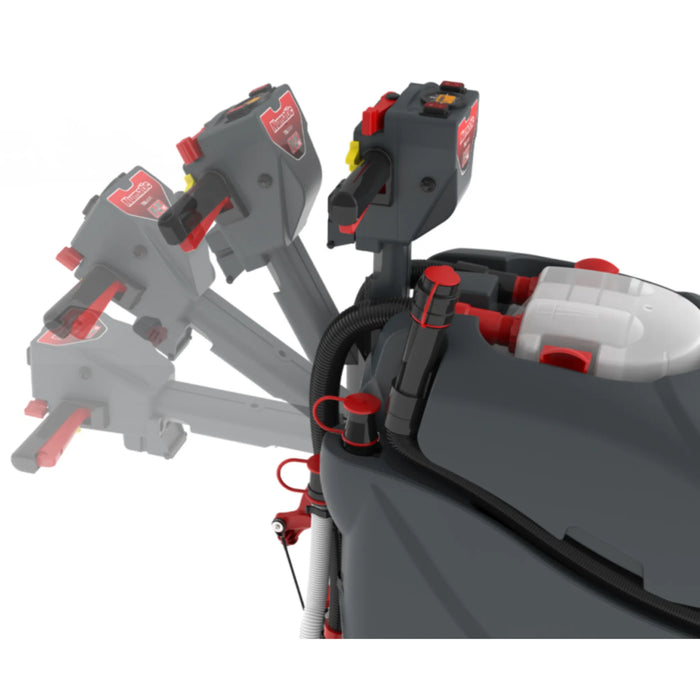 NaceCare TBL 1120/100 Cordless Walk Behind Scrubber – 20", 2 Batteries Included - K-916799-C2B - Commercial Cleaning