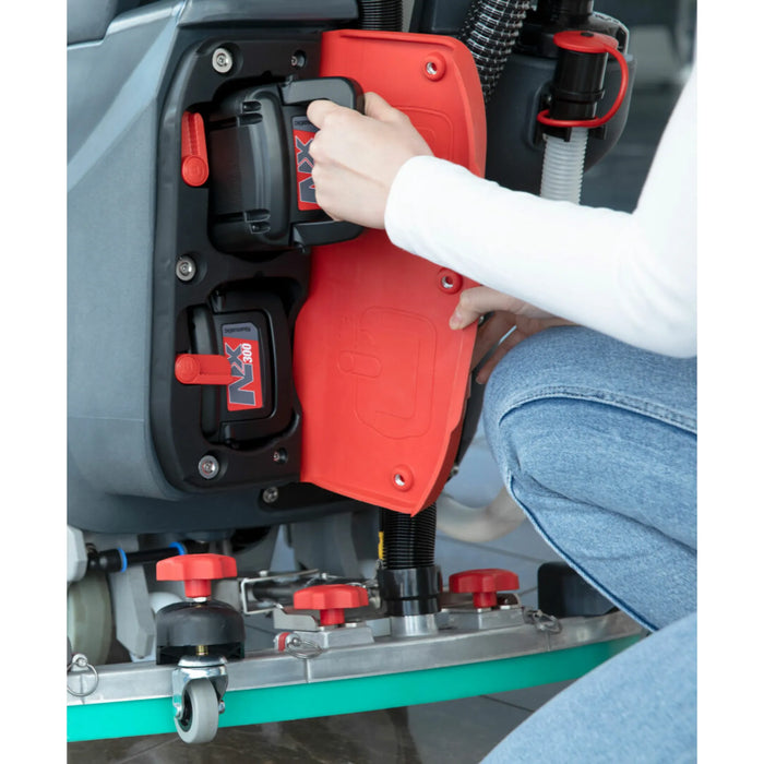 NaceCare TGB 817NX Battery Walk Behind Scrubber – 17" Pad Assist, NX300 System - K-915880-C - Commercial Cleaning