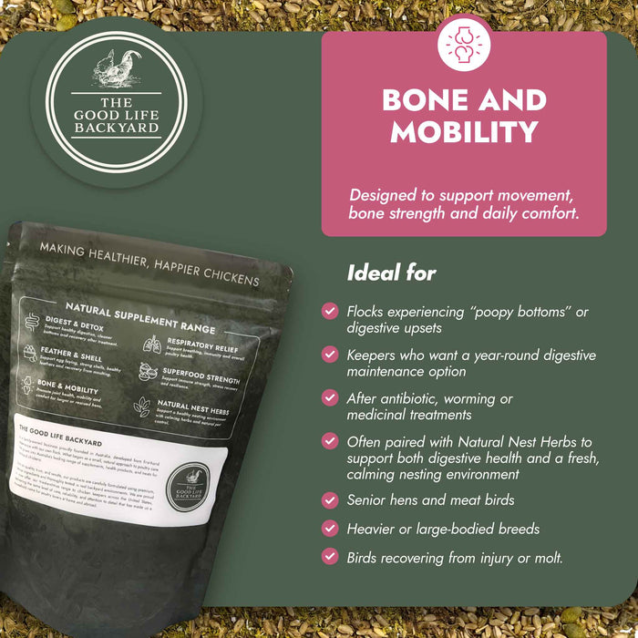 Bone and Mobility – Natural Joint & Bone Support for Chickens