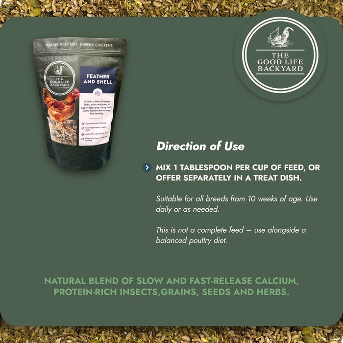 Feather and Shell - Calci-Protein Blend