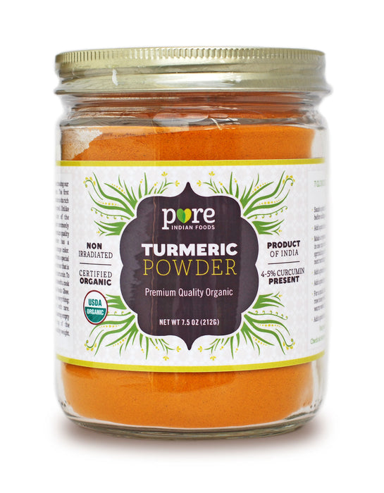 Turmeric Root (High Curcumin 4-5%), Certified Organic
