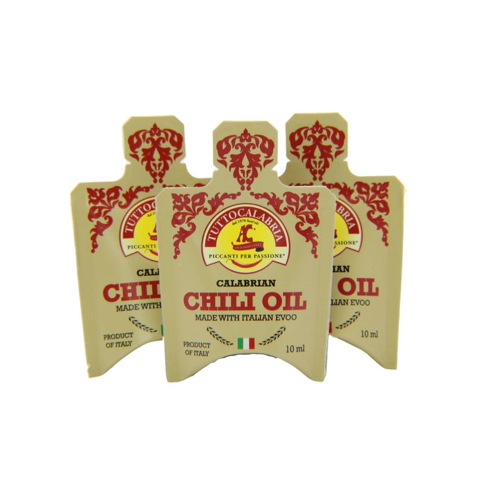 TuttoCalabria Calabrian Chili Pepper Infused Extra Virgin Olive Oil, 24 x 10ml