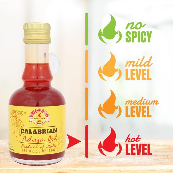 TuttoCalabria Calabrian ’Nduja Oil – 6.7 oz (190 g)