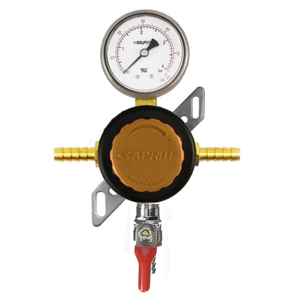 TapRite  Secondary Regulator, 5/16" Barbs, 60lb Gauge, PassThru