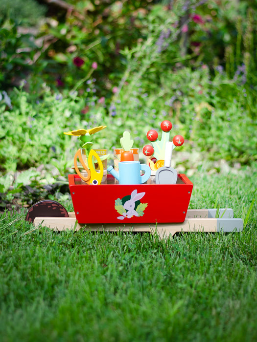 Tender Leaf Toys Garden Wheelbarrow Set