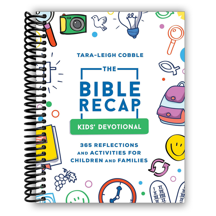 The Bible Recap Kids' Devotional: 365 Reflections and Activities for Children and Families (Spiral Bound)