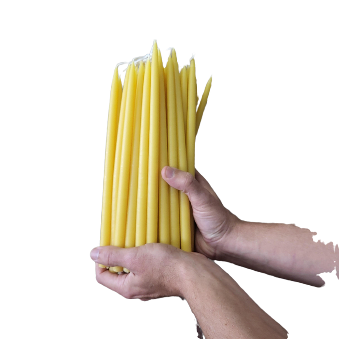 Thin Taper Beeswax Candles