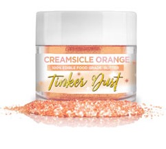 Tinker Dust Edible Glitter- 5 grams - Creamsicle Orange — Specialty ...