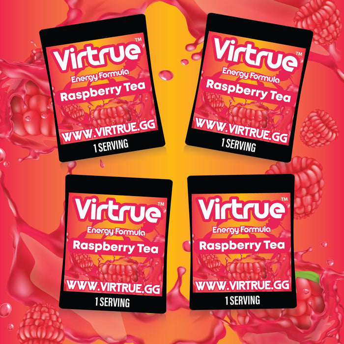 Pre-Workout Travel Packs Set of 4 - Energy Powder + Focus Boost & Hydration | Sugar Free