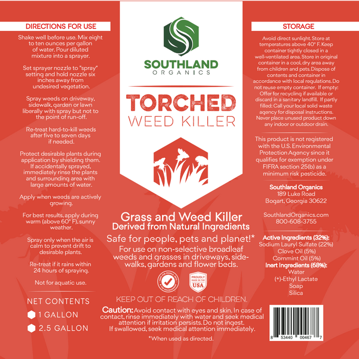 Torched All-Natural Weed Killer