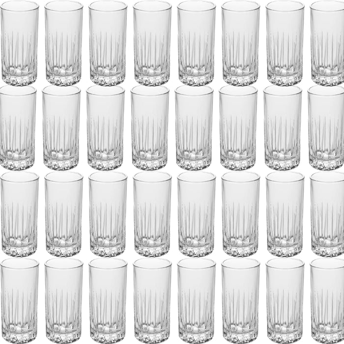 Traze Tom Collins Crystal Cut Glasses - 11.5 Oz