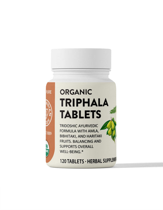 Organic Triphala Tablets (120 ct)