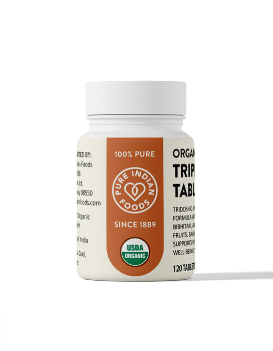 Organic Triphala Tablets (120 ct)