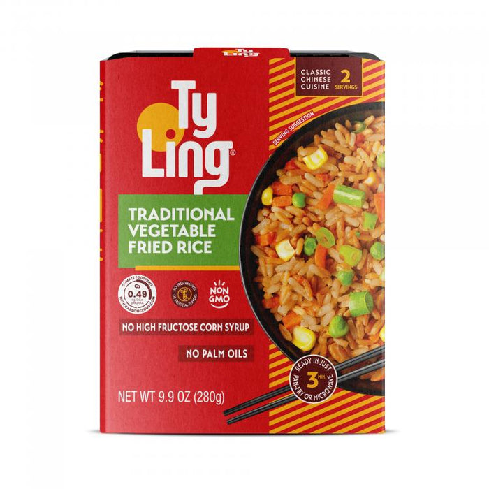 Ty Ling - Rice Fried Traditional Vegetable (Pack of 10) 9.9 Oz