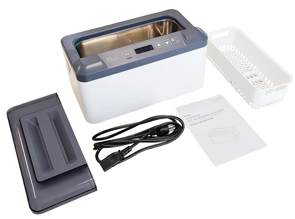 UV-C Ultrasonic Cleaner + Sanitizer - 1.2 Liters